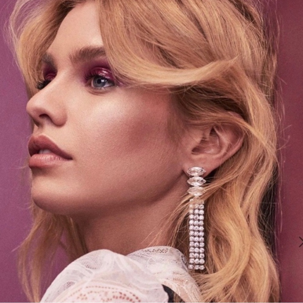 For Love and Lemons Fiona Crystal Earrings